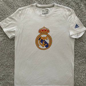 Real Madrid Adidas Climalite T-Shirt. Medium.
